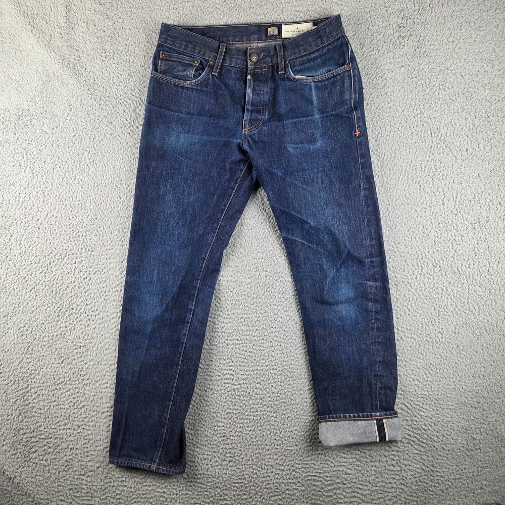 Imogene + Willie Barton Slim Selvedge Jeans Mens 31 (30x29) Denim Made in USA - Picture 1 of 12